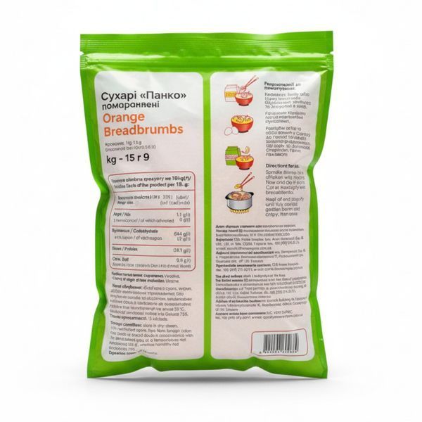 Панировочные сухари &laquo;Панко&raquo; оранжевые TH 1 кг 50112 фото