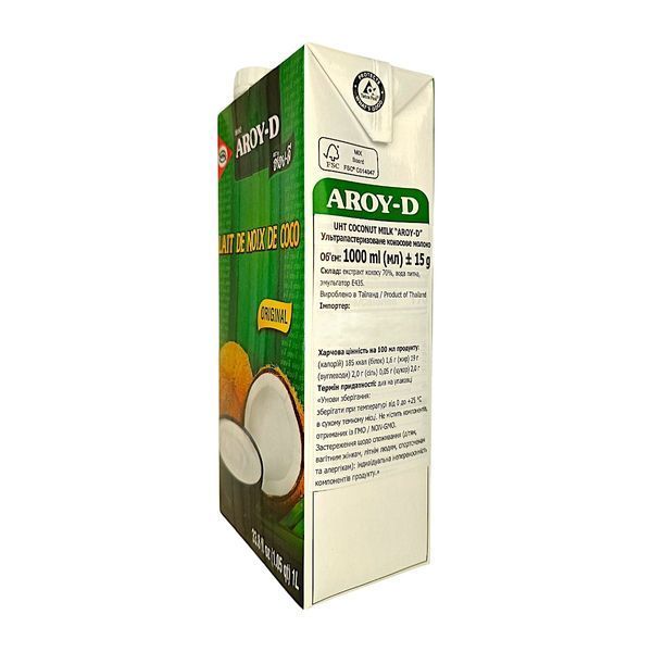 Молоко кокосовое AROY D 1000 мл 402 фото